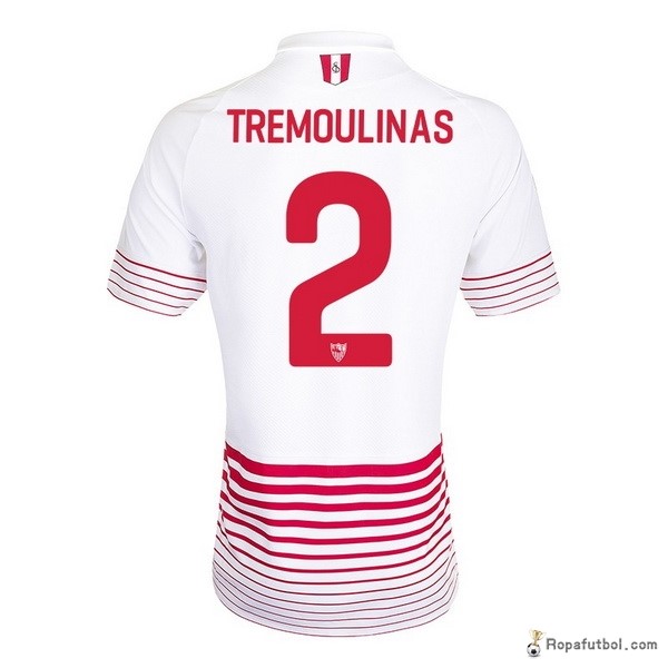 Camiseta Sevilla Replica Primera Ropa Tremoulinas 2016/17 Blanco